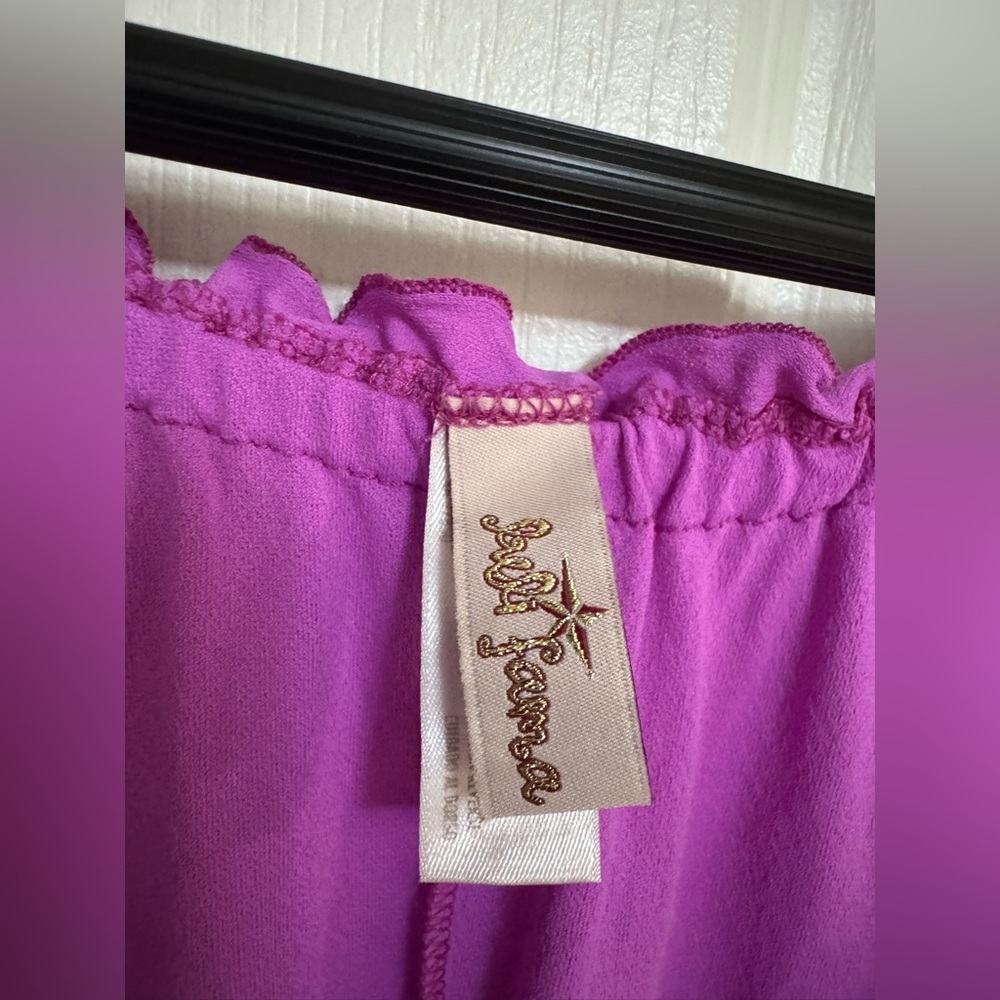 Luli Fama fuchsia swim cover-up mini dress – Size S – Made in Colombia - Picture 3 of 9